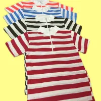 کراپ نیم زیپ راه راه