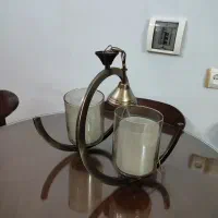 لوستر ۲ شاخه فنری