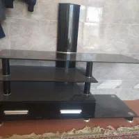 میزتلوزیونی مشکی سالم دوکشابه