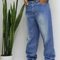 شلوار لی بالونی مردانه و زنانه آبی و زغالی