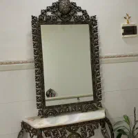 آگهی و کنسول برنز قدیمی