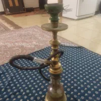 قلیون تنه برنجی قدیمی
