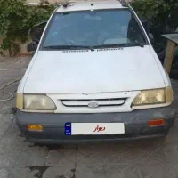 پراید سفید تصادفی مدل 89 دوگانه کارخانه