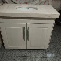 روشویی کابینت دار رویه سنگ