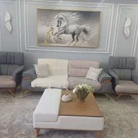 مبل ۸ نفره تخت خواب شو و ناهار خوری شش نفره