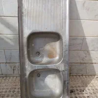 سینک ظرفشویی روکار سالم با سیفون