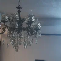 یک جفت لوستر برنز ۵ شاخه ۱۰شعله