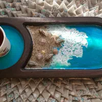 زیرلیوانی چوبی شیک مخصوص کافه‌ها