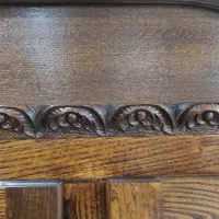 بوفه تمام چوب گردو کاملاً سالم