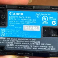 باتری و شارژر دوربین کنون اورجینال LC-E6 Canon|دوربین عکاسی و فیلم‌برداری|تهران, شیوا|دیوار