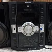 ضبط صوت پاناسونیک ۵ دیسکه و فلش خور فابریک