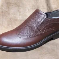کفش تمام چرم گاوی طبی مدل هشترگ