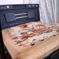 تخت خواب با پاتختی و آینه|تخت و سرویس خواب|بروجن, |دیوار