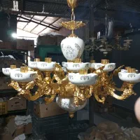 نصب لوستر، تعمیر وتغییر رنگ آبکاری لوستر|لوستر و چراغ آویز|تهران, لاله زار|دیوار