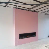 شومینه دیواری گازی ۱۸۰ سانت مدرن|بخاری، هیتر، شومینه|جاجرود, |دیوار