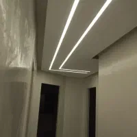 برق کار .برق ساختمان .چراغ گرافیک.نصب لاین نوری