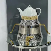 کتری و قوری شیردار استیل