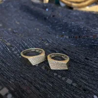 گوشواره پروانه و ست حلقه طلا نو قیمت تابلو + ۵%|جواهرات|تهران, طیب|دیوار