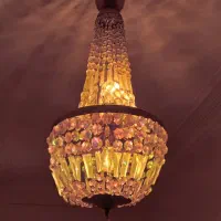 لوستر کریستال کاملا سالم