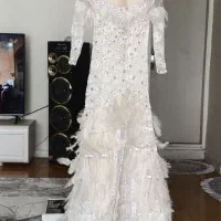 لباس مجلسی درحد نو فقط یک بار استفاده شده قیمت2300