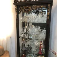 بوفه ویترین چراغ دار درجه۱(بدون ظروف)