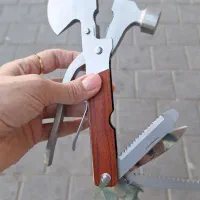 ابزار چندکاره سفر و کوهنوردی (تبر و چکش و ..)