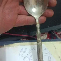 ۱عدد قاشق نقره اصل عتیقه