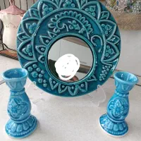 آینه و شمعدان سفره هفت سین