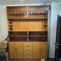 کتابخانه تمام چوب|کتابخانه، شلف، قفسه‌های دیواری|شیراز, بعثت|دیوار