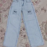 شلوار لی بگ دخترانه