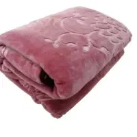 پتوی گلبافت مخمل دونفره