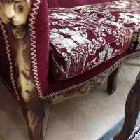 سرویس مبلمان ۹ نفره چوب درجه یک روس همراه ۳ میز|مبلمان خانگی و میز عسلی|مشهد, کوی المهدی|دیوار