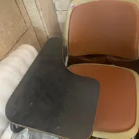 صندلی دانش آموزشی با جاکتابی نیلپر