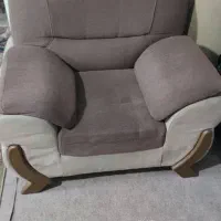 مبل۷نفره و۴عددپاف سالم|مبلمان خانگی و میز عسلی|تهران, سلیمانی|دیوار