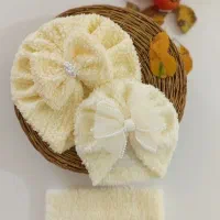 طوربان و شال گردن تدی زمستانه|لباس|کبودرآهنگ, |دیوار