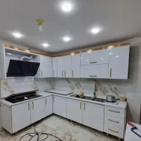 کابینت آرشام، سفید طلایی زیبا(055)|مصالح و تجهیزات ساختمان|گرگان, |دیوار