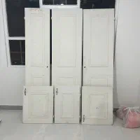 درب تمام چوبی و کمد دیواری hdf