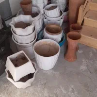 گلدان سفالی|گل و گیاه طبیعی|گرگان, |دیوار