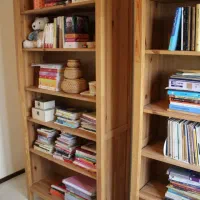 کتابخانه ایکیا اصل ۲عدد درحدنو|کتابخانه، شلف، قفسه‌های دیواری|تهران, اقدسیه|دیوار