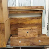 تخته خواب دو نفره ام دی اف کشو دار|تخت و سرویس خواب|تهران, امین حضور|دیوار