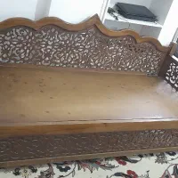 تخت باغی چوب گردو|صندلی و نیمکت|فولادشهر, مسکن مهر فولادشهر|دیوار