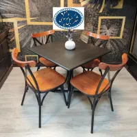 میز و صندلی رستوران کافه و صندلی پلاستیکی /قزلحصار