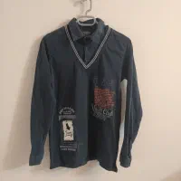 بلوز مردانه یقه‌دار سایز L/M کاملاً نو