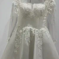 فروش لباس عروس یقه خشت