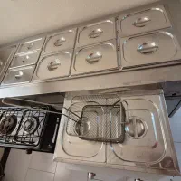 تاپینگ گرم (کانتر گرم) سرخ کن فلافل،اجاق گاز