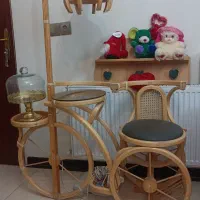 میز تلفن حصیری