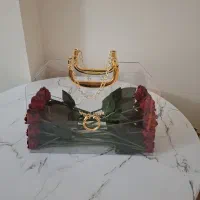 گل روبانی رز فلاور بگ پلکسی