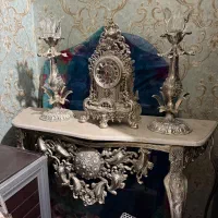 ساعت دیوار آینه شمعدان