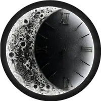 تابلو،ماه،آینه ،ساعت