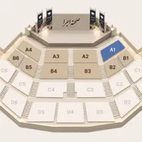 بلیط کنسرت همایون شجریان جایگاه VIP پنجشنبه